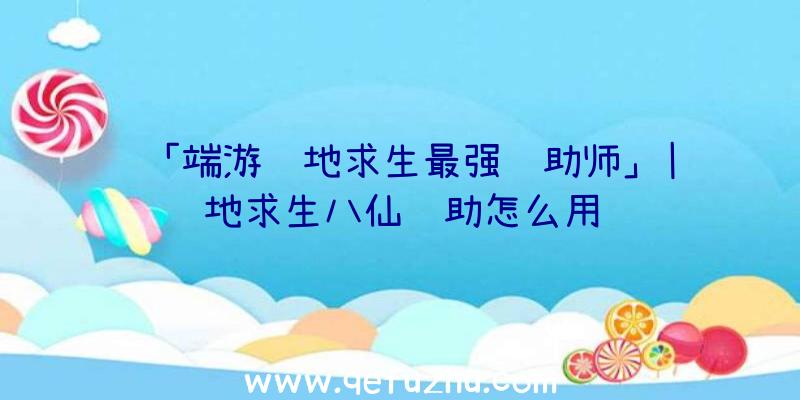 「端游绝地求生最强辅助师」|绝地求生八仙辅助怎么用